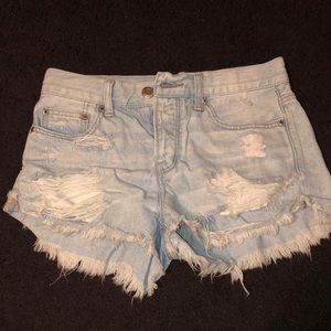 American eagle jean shorts